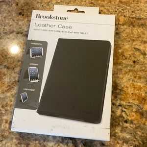 Brookstone iPad mini leather case-BOGO